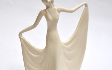 Plateelbakkerij Zuid-Holland - Etha Lempke - Sculpture, Dancer - 18 cm - Ceramic