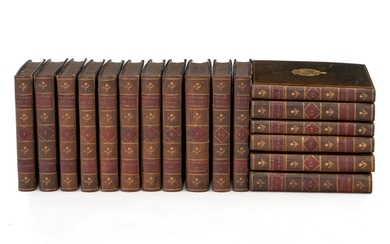 ROUSSEAU. Collection complètes des Œuvres. A Genève, 1782-1789. 17 vol. in-4° plein veau havane (reliure d'époque)