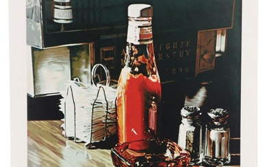 Ralph Goings Serigraph "Still Life with Sugars," 1981