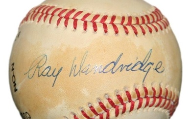 Ray Dandridge autographed ONL Baseball Negro Leagues HOF PSA/DNA 93607