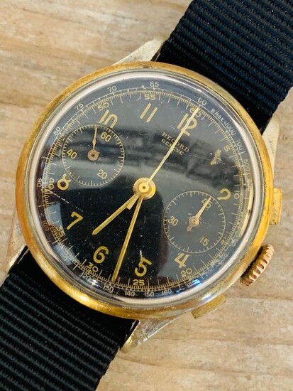 Record - Very rare military Genève - chronograph - D11258 - Men - 1901-1949