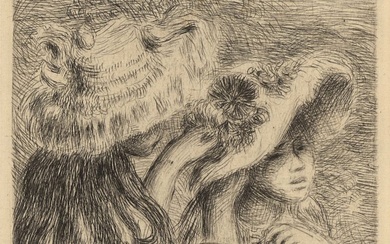 Renoir, Auguste (1841-1919). Le chapeau épinglé (la fille de Berthe...