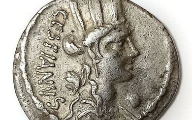 Roman Republic. M. Plaetorius M.f. Cestianus, 67 BC. AR Denarius,Rome