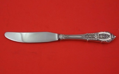Rose Point by Wallace Sterling Silver Butter Spreader HH Modern blade 6 1/4"