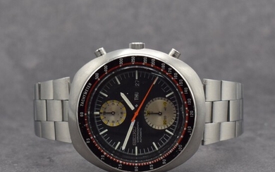 SEIKO intermediate wheel chronograph, Japan around 1970, stainless...