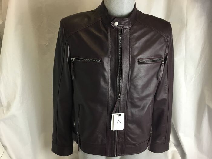 SERGE PARIENTE - Leather jacket - Size: XL