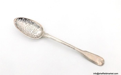 Serving spoon (1) - .950 silver - France - Second half 18th century