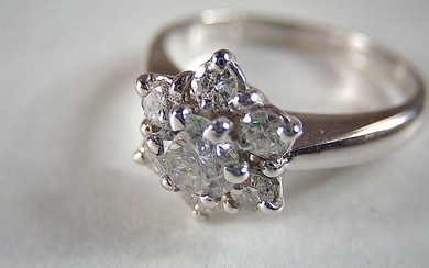 Stella - 18 kt. White gold - Ring - 0.55 ct Diamond - Diamonds
