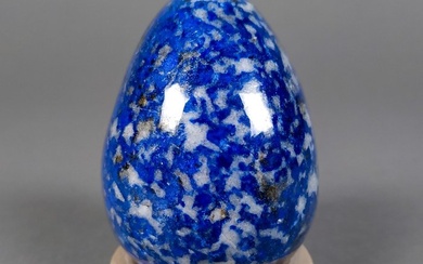Superb Lapis Lazuli Egg - Height: 6 cm - Width: 4.5 cm- 175 g