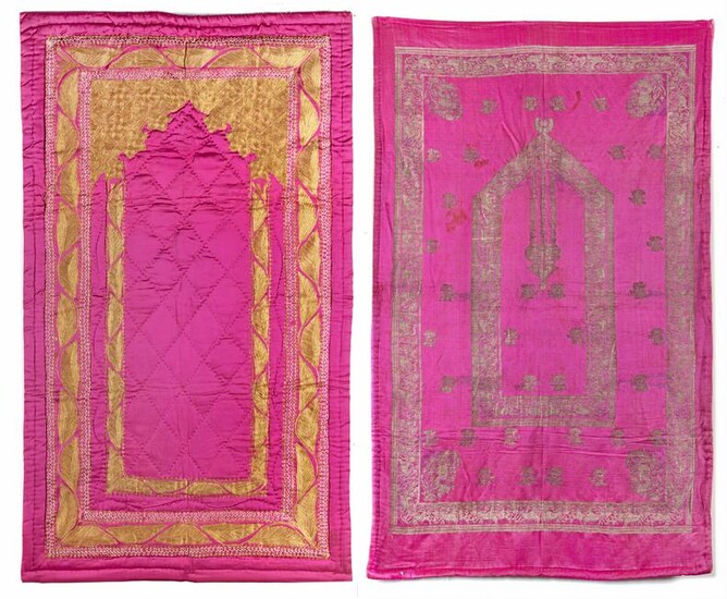 TWO SMALL BEDSHEETS, INDIA, 20TH, CENTURY