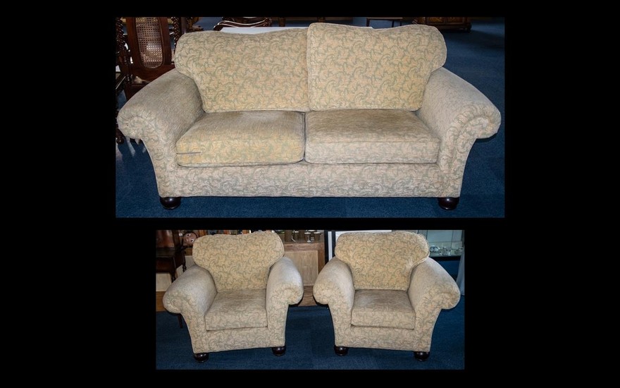 Three Piece Suite comprising a three-seater sofa and two arm...