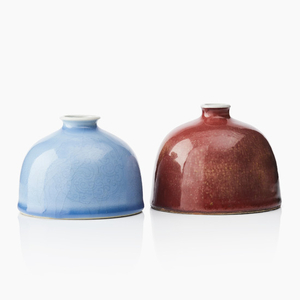 Two Chinese beehive water pots