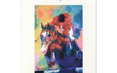 United States Equestrian Team by LeRoy Neiman (1921-2012)