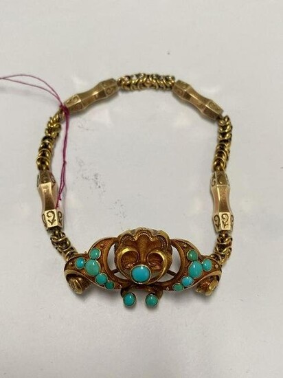 Victorian turquoise bracelet