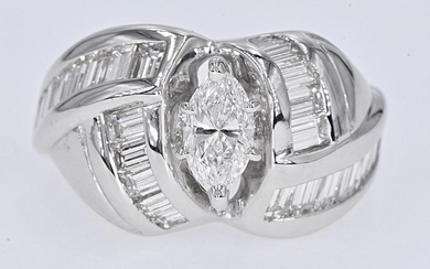 White gold - Ring - 1.81 ct Diamond