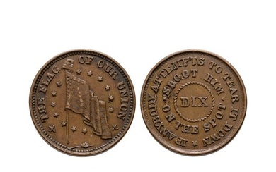 World Coins - United States - Civil War - AE One Cent Token
