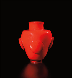 Yoichi Ohira, Unique 'Vaso rosso con quattro dischi'