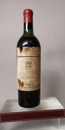 1 bottle Château MOUTON ROTHSCHILD - 1er GCC...