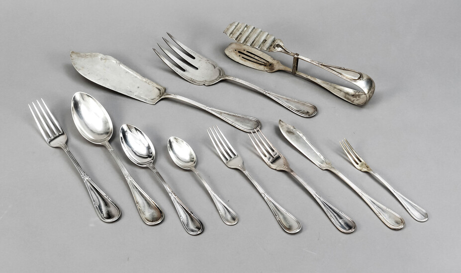 123-piece rest cutlery set, German, 20th c