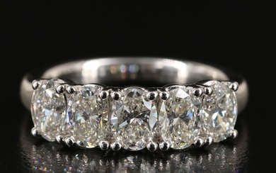 14K 2.00 CTW Lab Grown Diamond Five Stone Ring