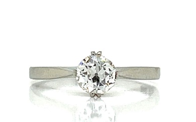 18K White Gold 0.75 Ct. Diamond Engagement Ring