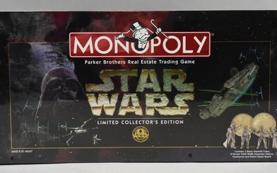 1996 Hasbro Star Wars Monopoly Board Game-Sealed-NOS