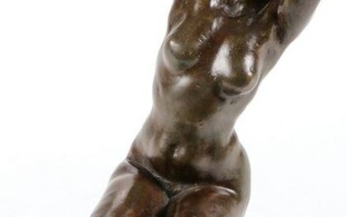 19TH C FRENCH BRONZE NUDE