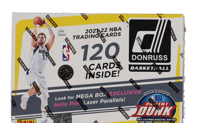 2021-22 Panini Donruss Basketball Mega Box with (20) Packs