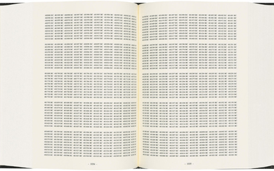 ON KAWARA (1932-2014), One Million Years: Past – For all those who have lived and died & Future – For the last one