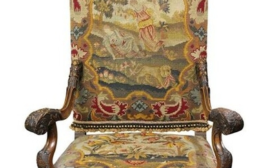 An Italian Renaissance style fireside chair