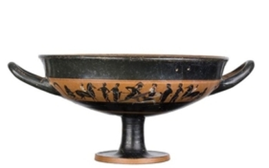 Attic Black-Figure Band-Cup Kylix With Amazonomachy ca. 550 – 500...
