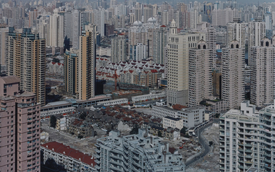 EDWARD BURTYNSKY (NÉ EN 1955), Urban Renewal #5, City Overview, Shanghai, China, 2004