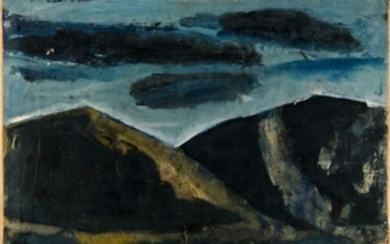 Mario SIRONI (1885 1961). "Montagne". 1930. Huile …