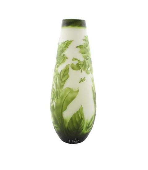 A Bohemian glass vase - Nordic design