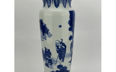 A Chinese Blue&White vase, 16TH/17TH Century Pr. Size:(H48C...