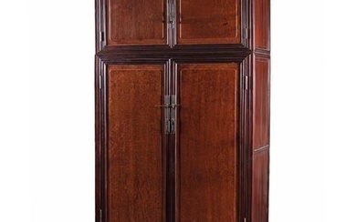 A Chinese Qing Dynasty Compound Cupboard