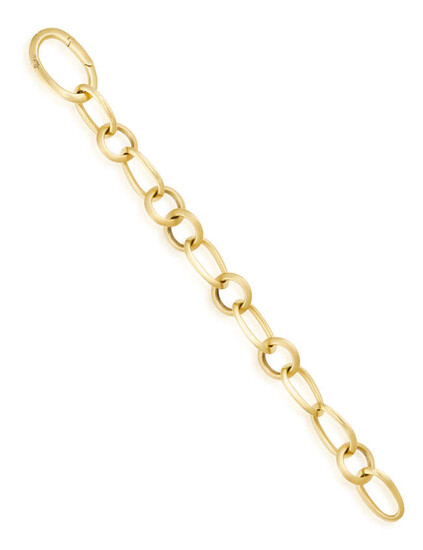 A GOLD BRACELET, BY POMELLATO The fancy-link chain...