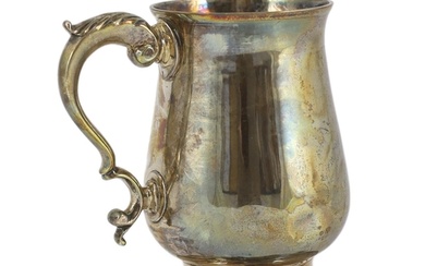 A George III silver baluster pint mug, by Peter & Ann Batema...