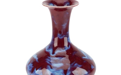 A LARGE CHINESE SANG-DE-BOEUF VASE, 19TH CENTURY