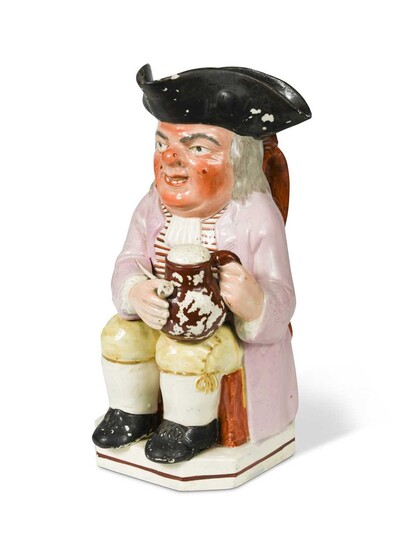 A Staffordshire Toby jug, early 19th century
