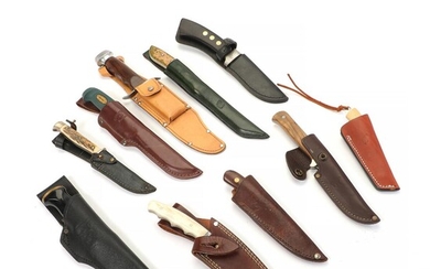 SOLD. A collection of 10 hunting knives. – Bruun Rasmussen Auctioneers of Fine Art