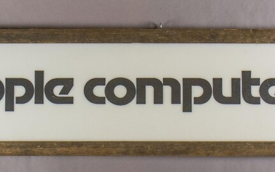 APPLE COMPUTER'S FIRST TRADE SIGN