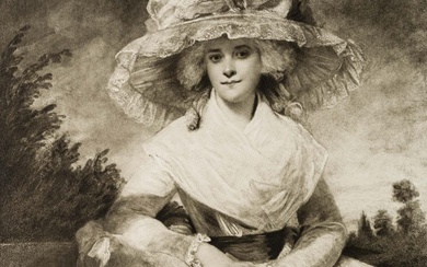 After ROMNEY (*1734), Portrait of Mrs Drummond Smith, 1905, Photogravure