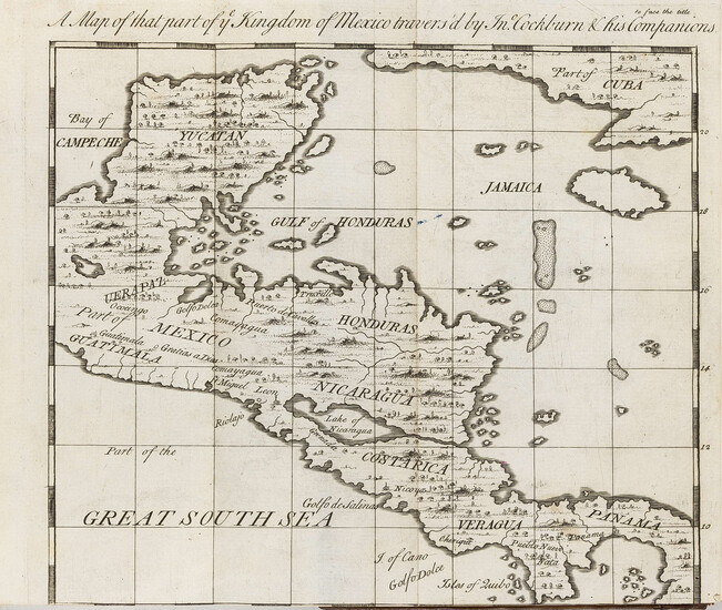 Americas.- Cockburn (John) Journey over Land, from the Gulf of Honduras to the Great South-Sea, first edition, 1735.