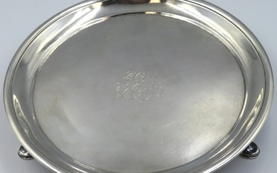 An 18th Century Sterling Silver Salver by Thomas Farren