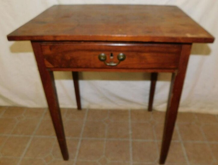 Antique Walnut One Drawer Work Table