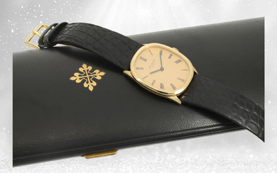 Armbanduhr: hochfeine vintage Herrenuhr, Patek Philippe Ellipse d'Or Ref. 3546,...