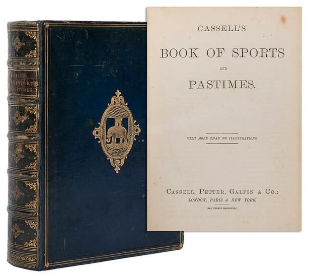 [BINDING] Cassell’s Book of Sports and Pastimes.