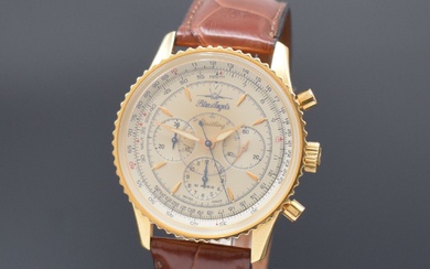 BREITLING chronographe-bracelet limité à 1000 pièces Navitimer Montbrillant modèle spécial 'Blue Angels' référence H30030.1 en...