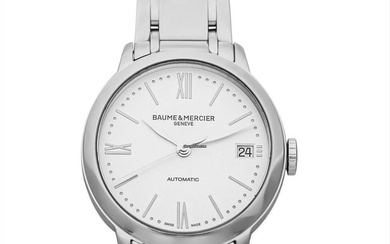 Baume & Mercier Classima M0A10495 - Classima Automatic Silver Dial Stainless Steel Ladies Watch